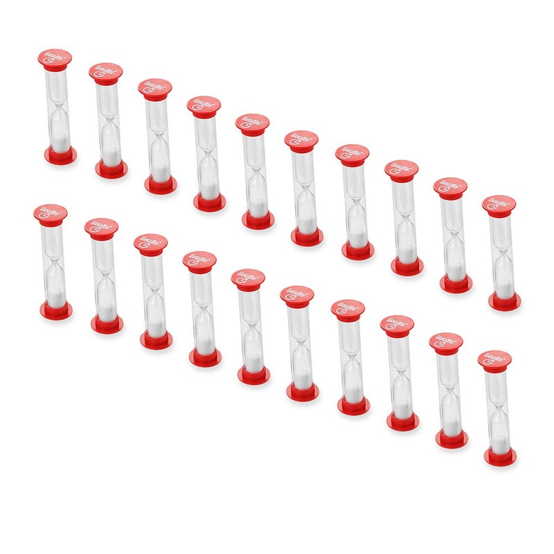 Dsmile 1 Minute Sand TIMERS Set of 20 - Image 1
